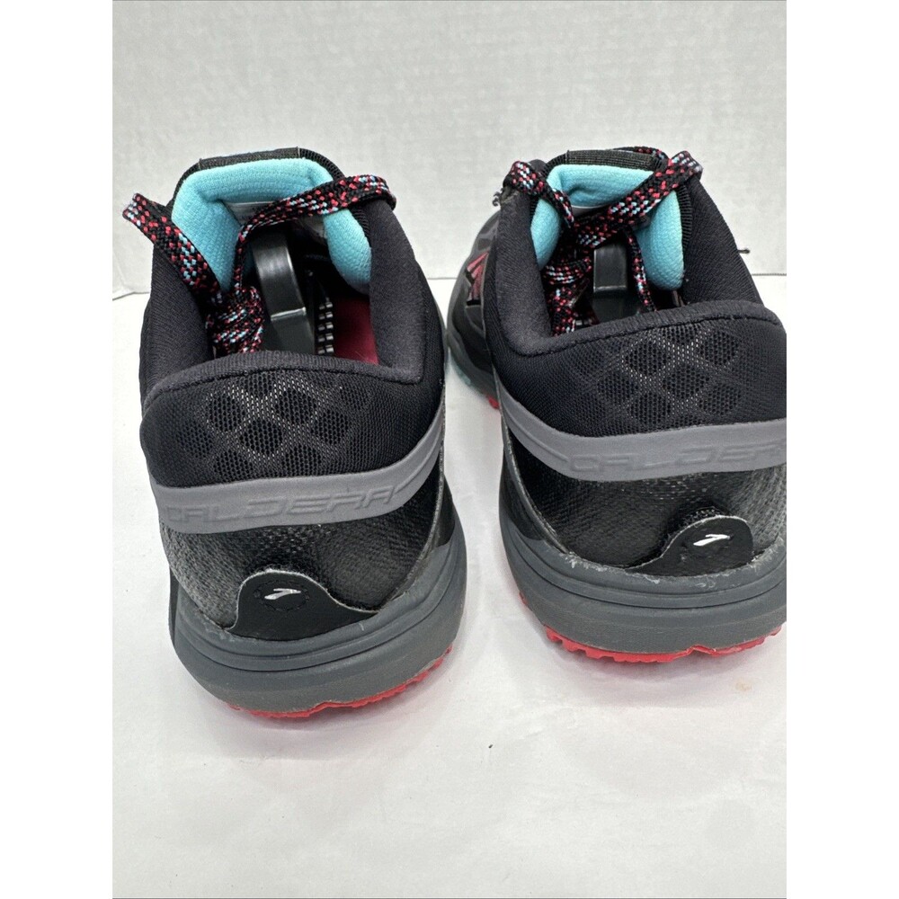 Brooks Caldera Women’s 7.5 Trail Running Shoes Black Pink Aqua 1202321B065 - Picture 6 of 10